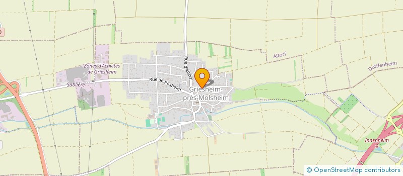 localisation de l'entreprise BHSIGNS  GRIESHEIM-PRES-MOLSHEIM