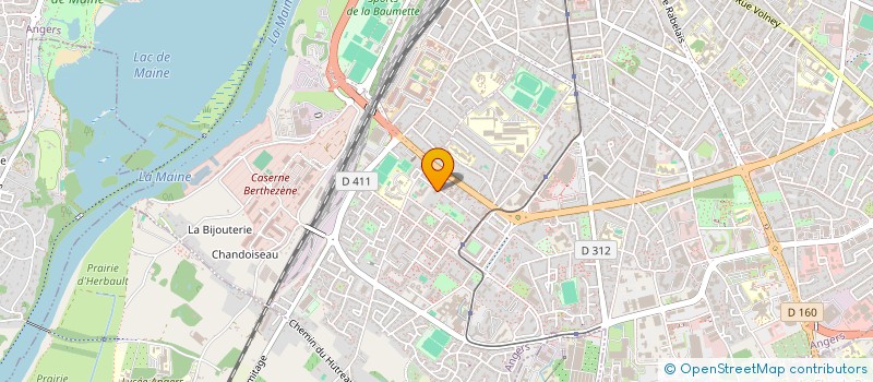 localisation de l'entreprise BHSMN à ANGERS