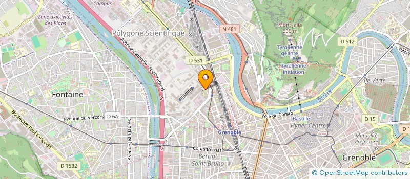 localisation de l'entreprise BHT-FAB  GRENOBLE