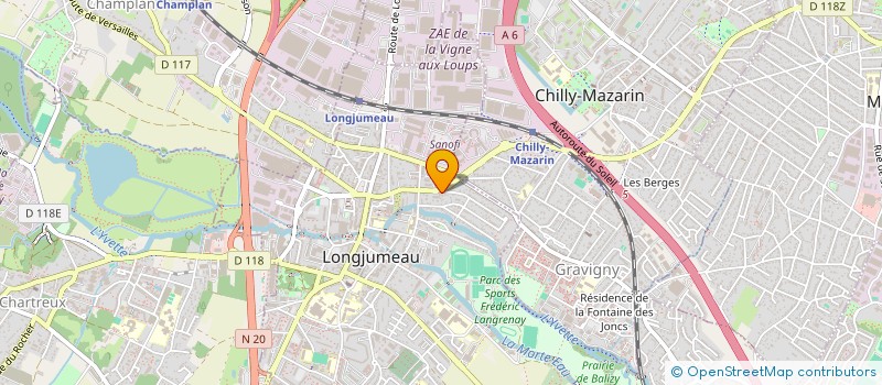 localisation de l'entreprise BHT SECURITE à LONGJUMEAU