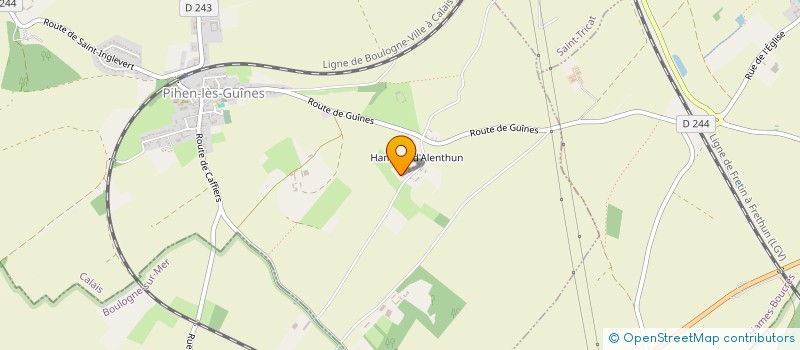 localisation de l'entreprise BHTB DISTRIBUTION à PIHEN-LES-GUINES