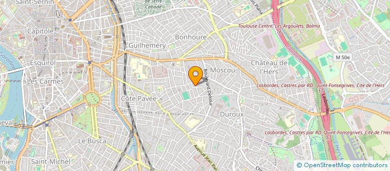localisation de l'entreprise BHU-IMMO à TOULOUSE