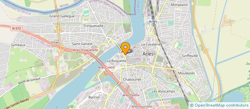 localisation de l'entreprise BHUG  ARLES