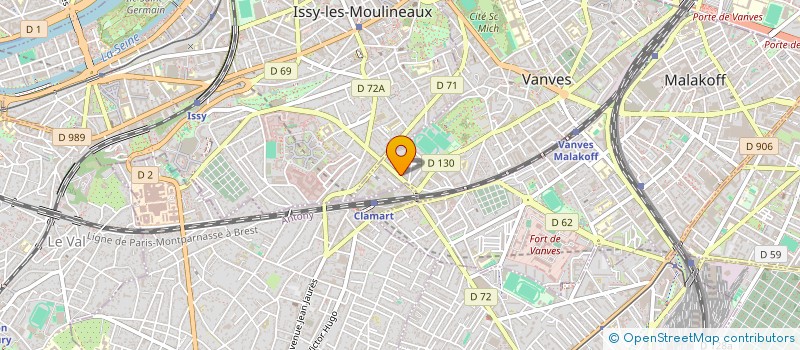 localisation de l'entreprise BHV.S à VANVES