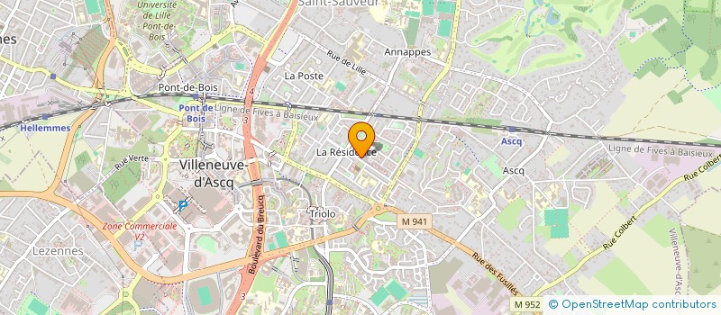 localisation de l'entreprise BHVA  VILLENEUVE-D'ASCQ