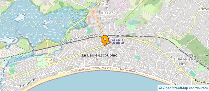 localisation de l'entreprise BHVB à LA BAULE-ESCOUBLAC