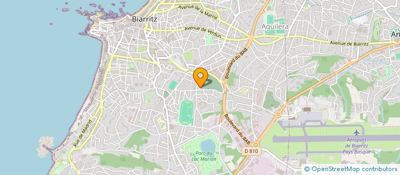 localisation de l'entreprise BHX CORP à BIARRITZ