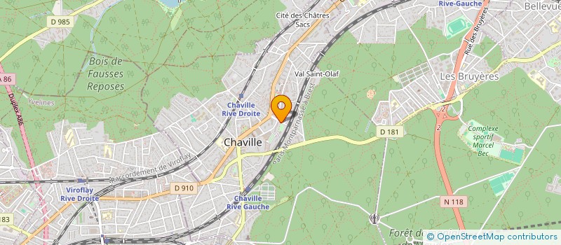 localisation de l'entreprise BHZ BUSINESS  CHAVILLE