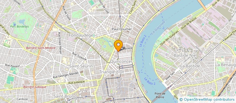 localisation de l'entreprise BI 312  BORDEAUX