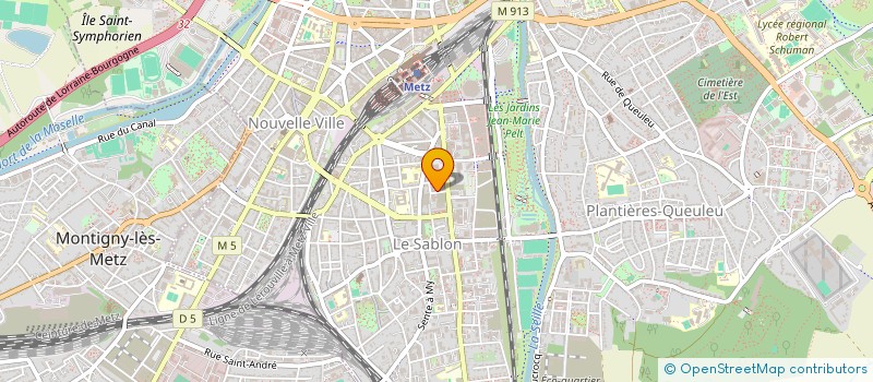 localisation de l'entreprise BI ADVISOR à METZ