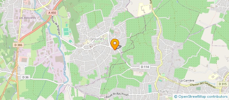 localisation de l'entreprise BI & BI  VOURLES