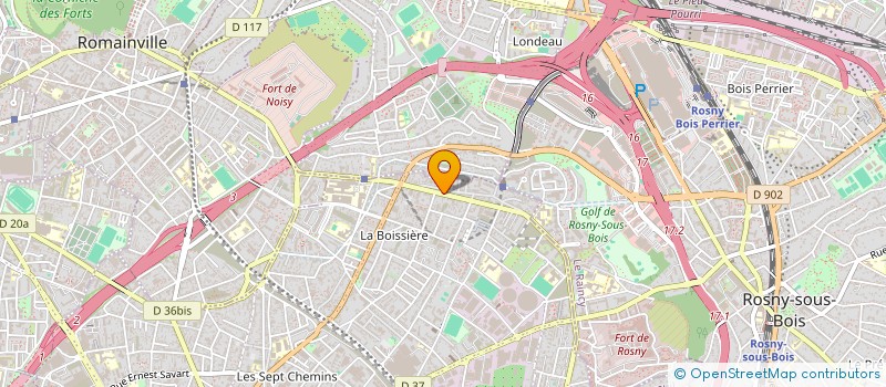 localisation de l'entreprise BI BI JI AFFAIRES à MONTREUIL