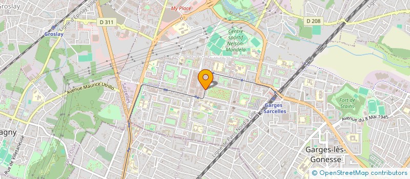 localisation de l'entreprise BI BOP à SARCELLES
