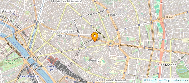 localisation de l'entreprise BI'COM à LEVALLOIS-PERRET