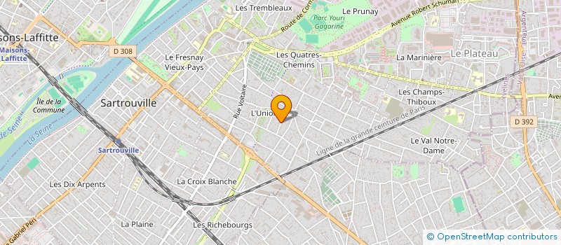 localisation de l'entreprise BI-CONCEPT à SARTROUVILLE