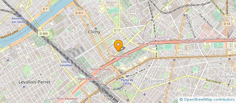 localisation de l'entreprise BI CONCEPT SARL à CLICHY
