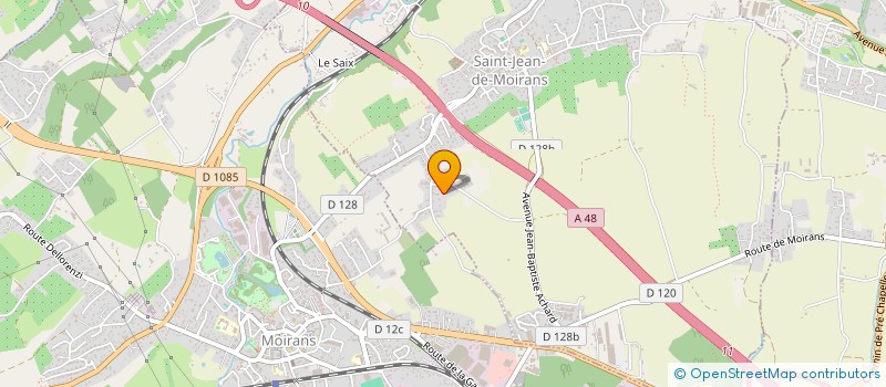 localisation de l'entreprise BI CROSS CLUB DE GRENOBLE  MOIRANS