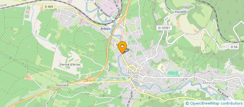 localisation de l'entreprise BI.CYCLE POWER  ARBOIS