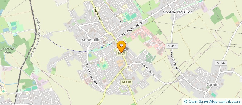 localisation de l'entreprise BI DES HAUTS DE FRANCE à ANNŒULLIN