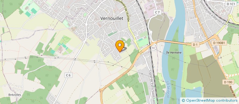 localisation de l'entreprise BI - DHOMMEE  VERNOUILLET
