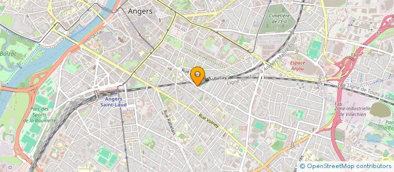 localisation de l'entreprise BI EAU à ANGERS