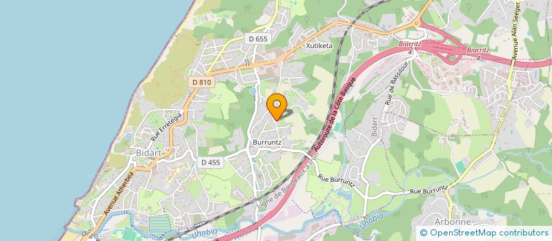 localisation de l'entreprise BI ELDERA à BIDART