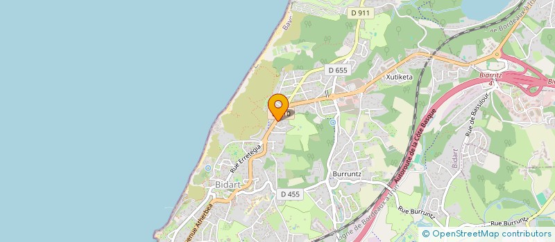 localisation de l'entreprise BI ENARAK à BIDART