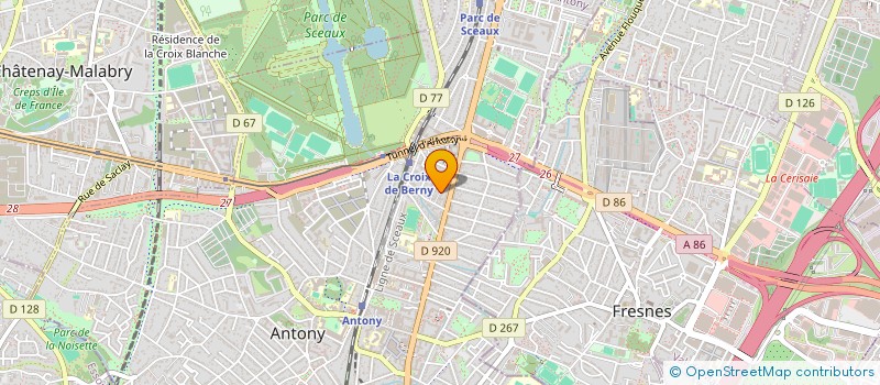 localisation de l'entreprise BI-EYES à ANTONY