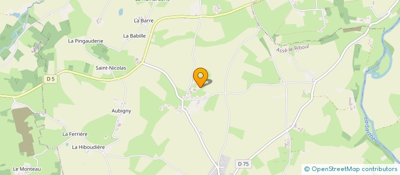 localisation de l'entreprise BI FONCIERE  ASSE LE RIBOUL