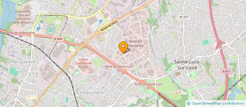 localisation de l'entreprise BI IMMOBILIER  NANTES