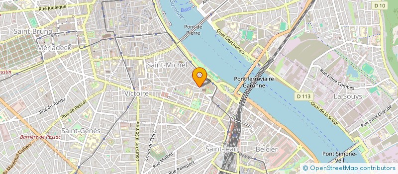 localisation de l'entreprise BI&IN  BORDEAUX