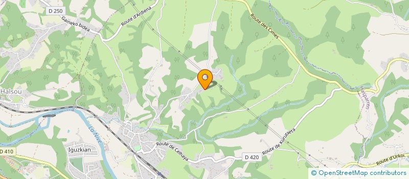 localisation de l'entreprise BI@K à AINHOA