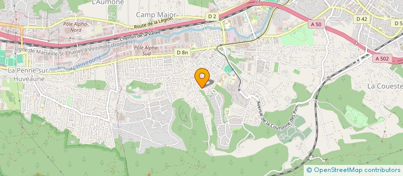 localisation de l'entreprise BI NETWORKS à AUBAGNE