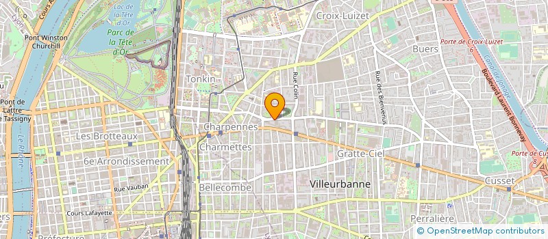 localisation de l'entreprise BI-POLE ENERGIE à VILLEURBANNE