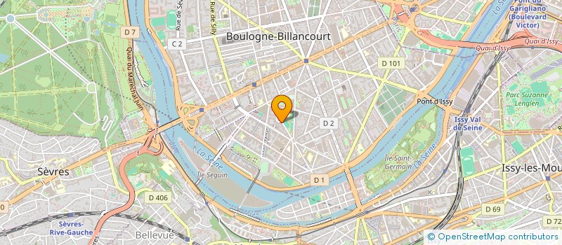 localisation de l'entreprise BI RENOVATION à BOULOGNE-BILLANCOURT