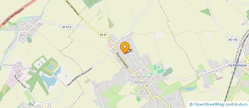 localisation de l'entreprise BI ROCK SEASTEM  SAINGHIN-EN-WEPPES