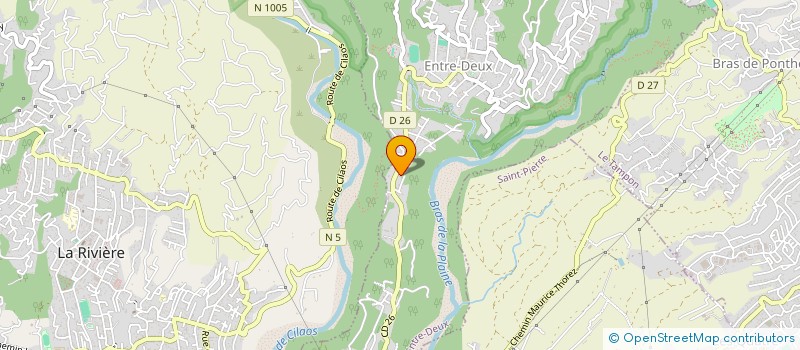 localisation de l'entreprise BI. RUN  ENTRE-DEUX