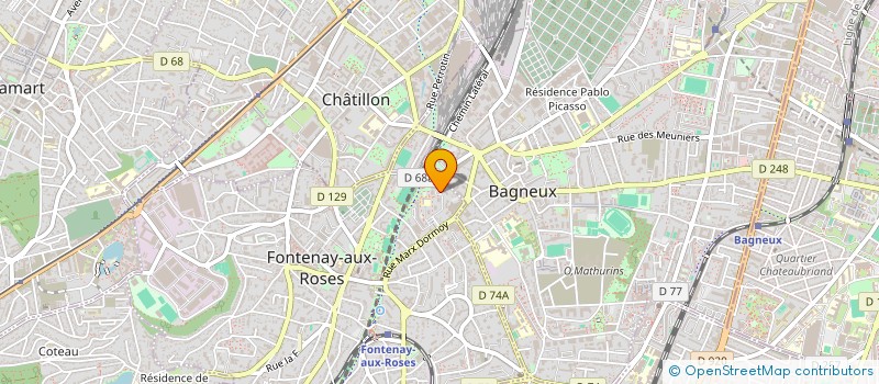 localisation de l'entreprise BI TELECOM à FONTENAY-AUX-ROSES