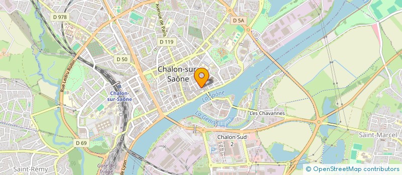 localisation de l'entreprise BI-WINGS ACADEMY  CHALON-SUR-SAONE