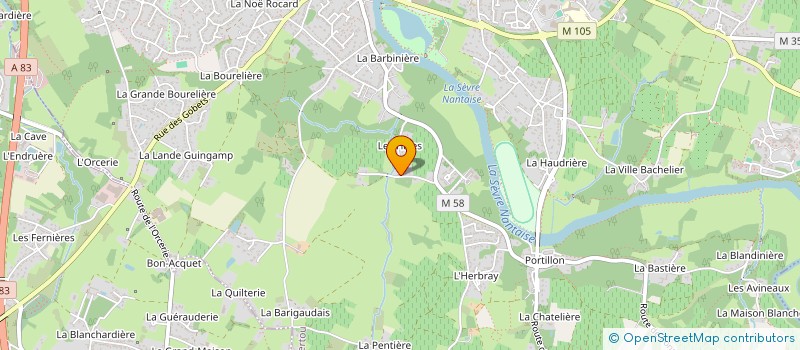 localisation de l'entreprise BI1  VERTOU