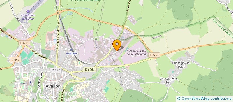localisation de l'entreprise BI1 CAVE à AVALLON