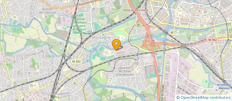 localisation de l'entreprise BI2 à STRASBOURG