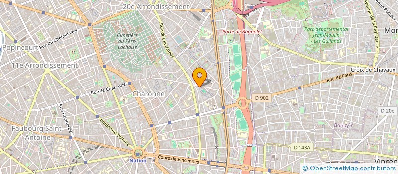 localisation de l'entreprise BIA SERVICES à PARIS