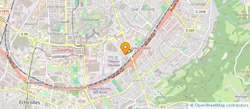 localisation de l'entreprise BIA T.P  EYBENS