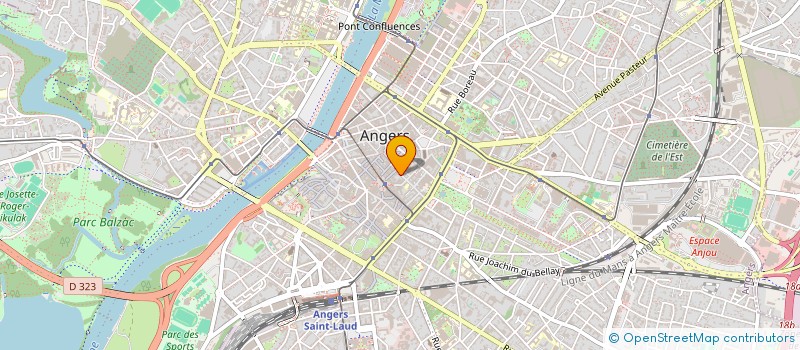 localisation de l'entreprise BIA WORD à ANGERS