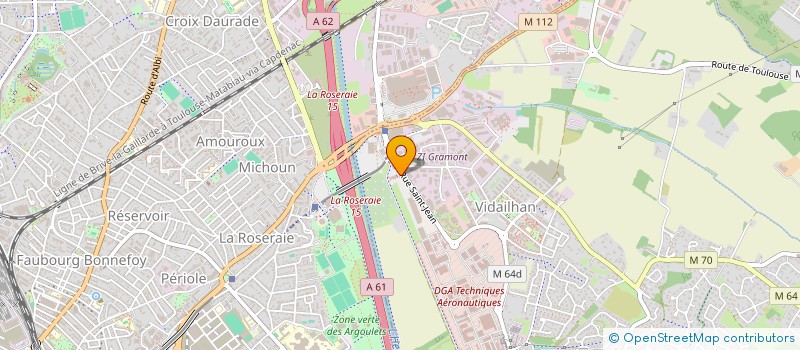 localisation de l'entreprise BIACK 3  BALMA