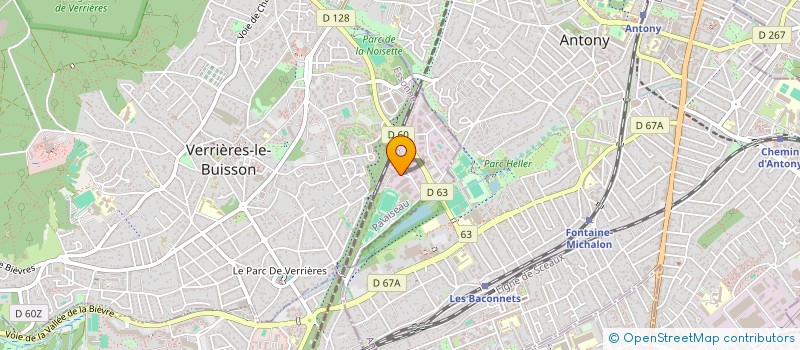 localisation de l'entreprise BIAGGI à VERRIERES-LE-BUISSON