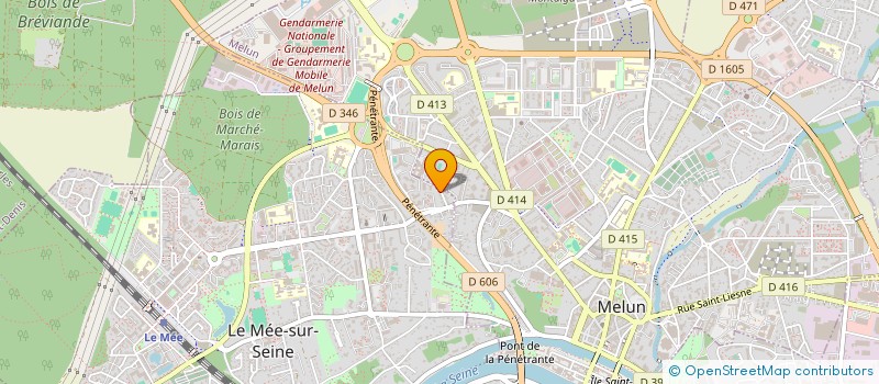 localisation de l'entreprise BIAGINI ET ASSOCIES à LE MEE-SUR-SEINE