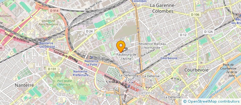 localisation de l'entreprise BIAGOS à COURBEVOIE