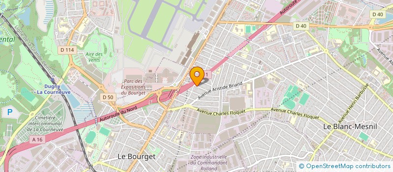 localisation de l'entreprise BIAIMMO à LE BLANC-MESNIL